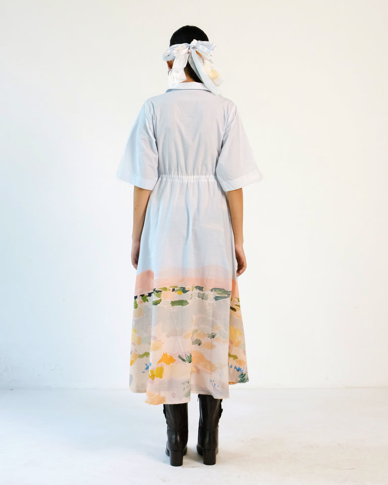 Load image into Gallery viewer, Tromso Lapel Printed Dress