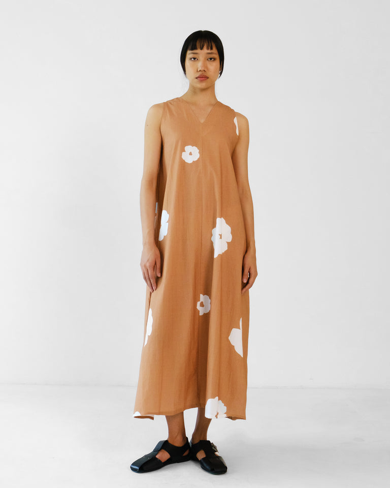 Load image into Gallery viewer, Arabella Mocha Sleeveless Dress