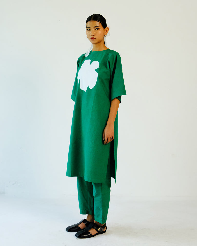 Load image into Gallery viewer, Bagan Applique Green set