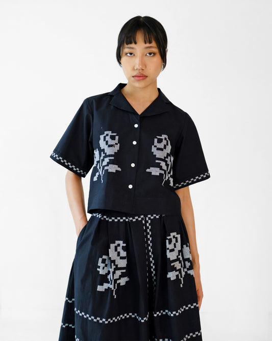 Reverie Cross stitch Embroidery Skirt & Top