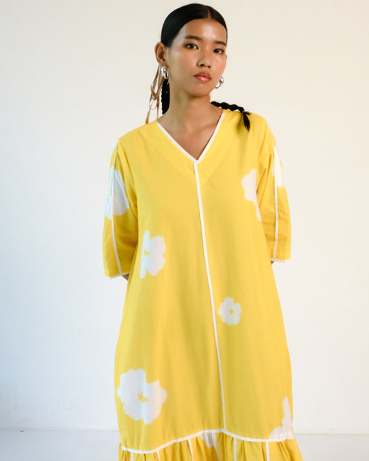 Sylvanmere Floral Dress - Yellow