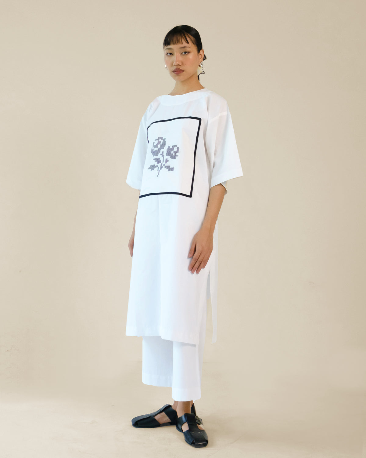 Fetiye Cross Stitch Embroidery Coord Set