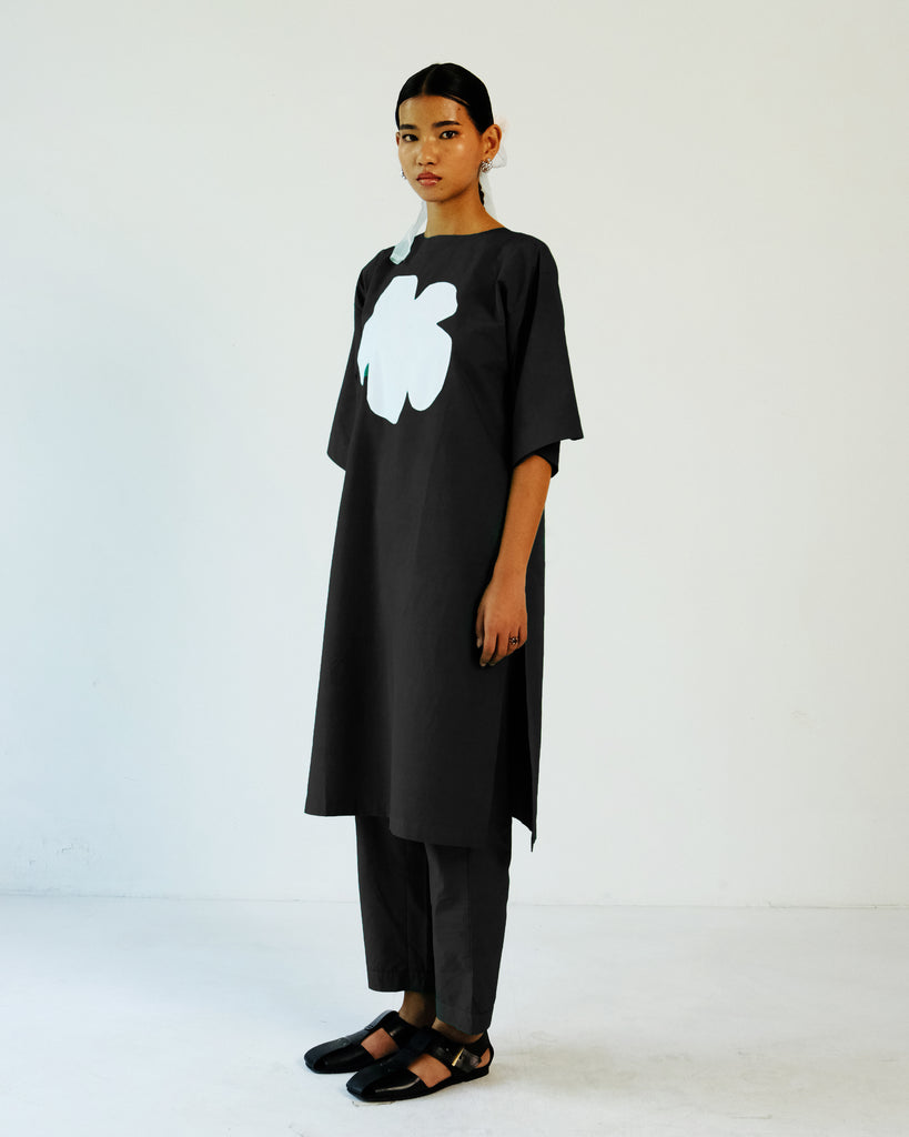 Calla Applique Black Coord set
