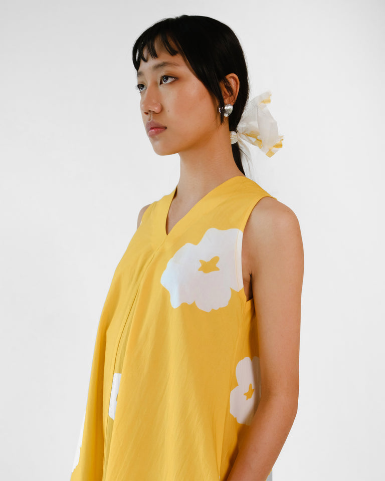 Load image into Gallery viewer, Arabella Yellow Sleeveless Dress