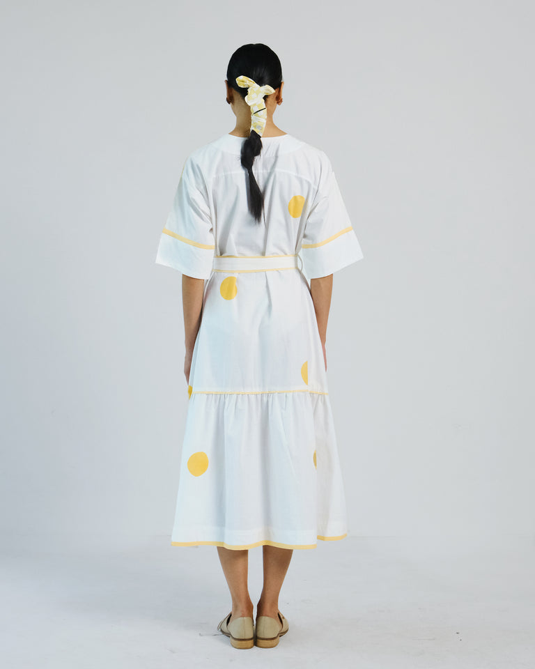 Load image into Gallery viewer, Iris Belt Applique Dress