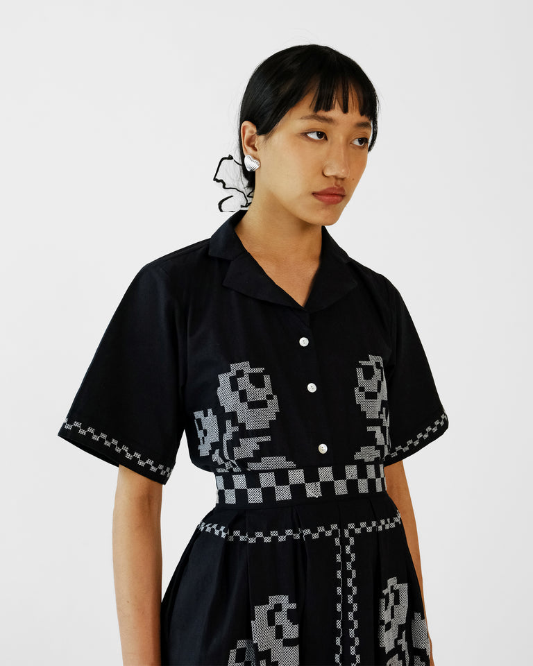Load image into Gallery viewer, Reverie Cross stitch Embroidery Skirt & Top