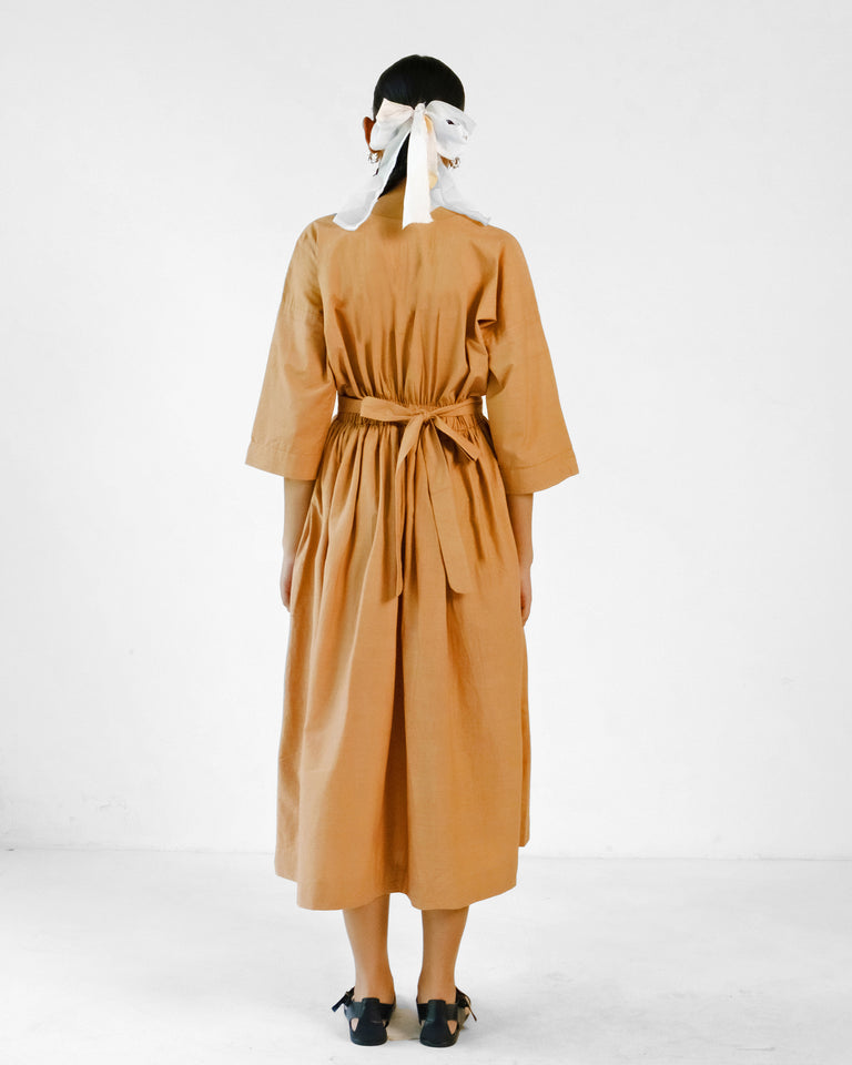 Load image into Gallery viewer, Madera Belt Dress - Mocha brown