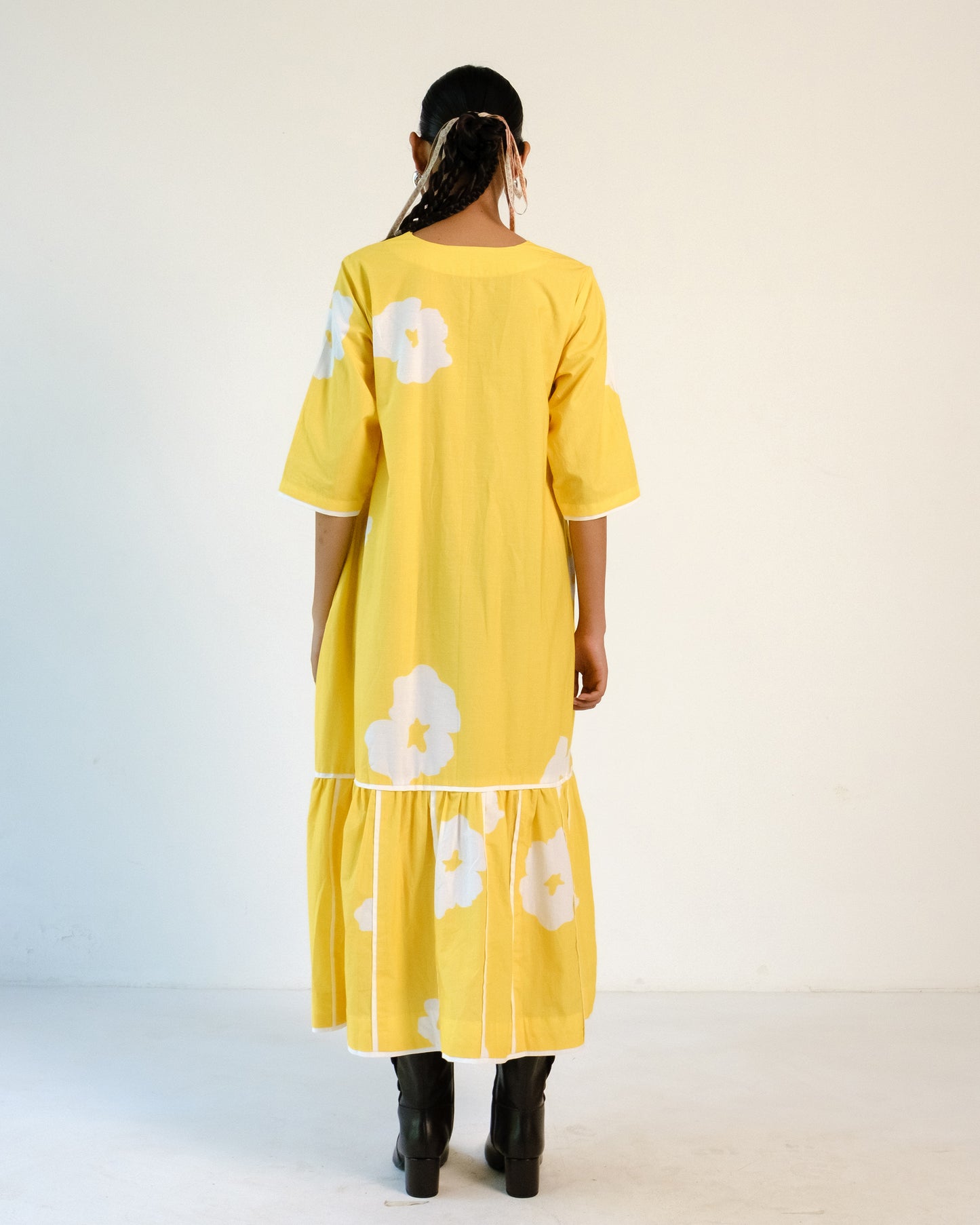 Sylvanmere Floral Dress - Yellow