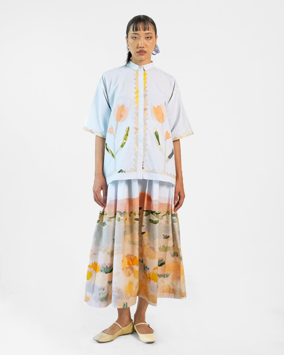 Savanna Applique Skirt & Top