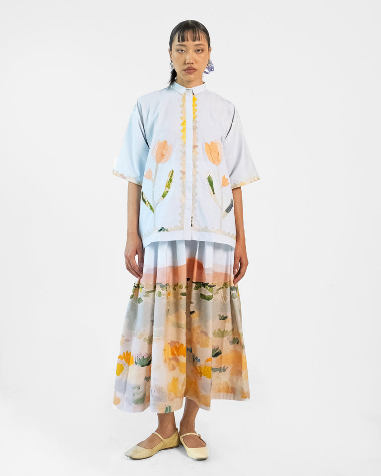 Load image into Gallery viewer, Savanna Applique Skirt & Top