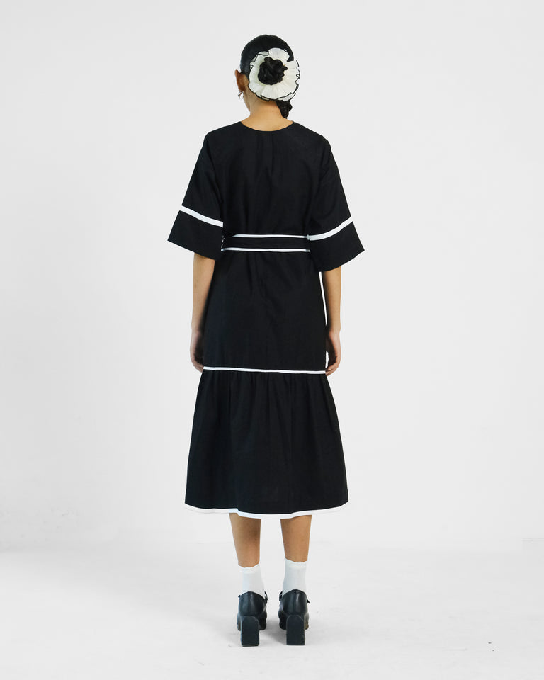 Load image into Gallery viewer, Avery Belt Applique Dress