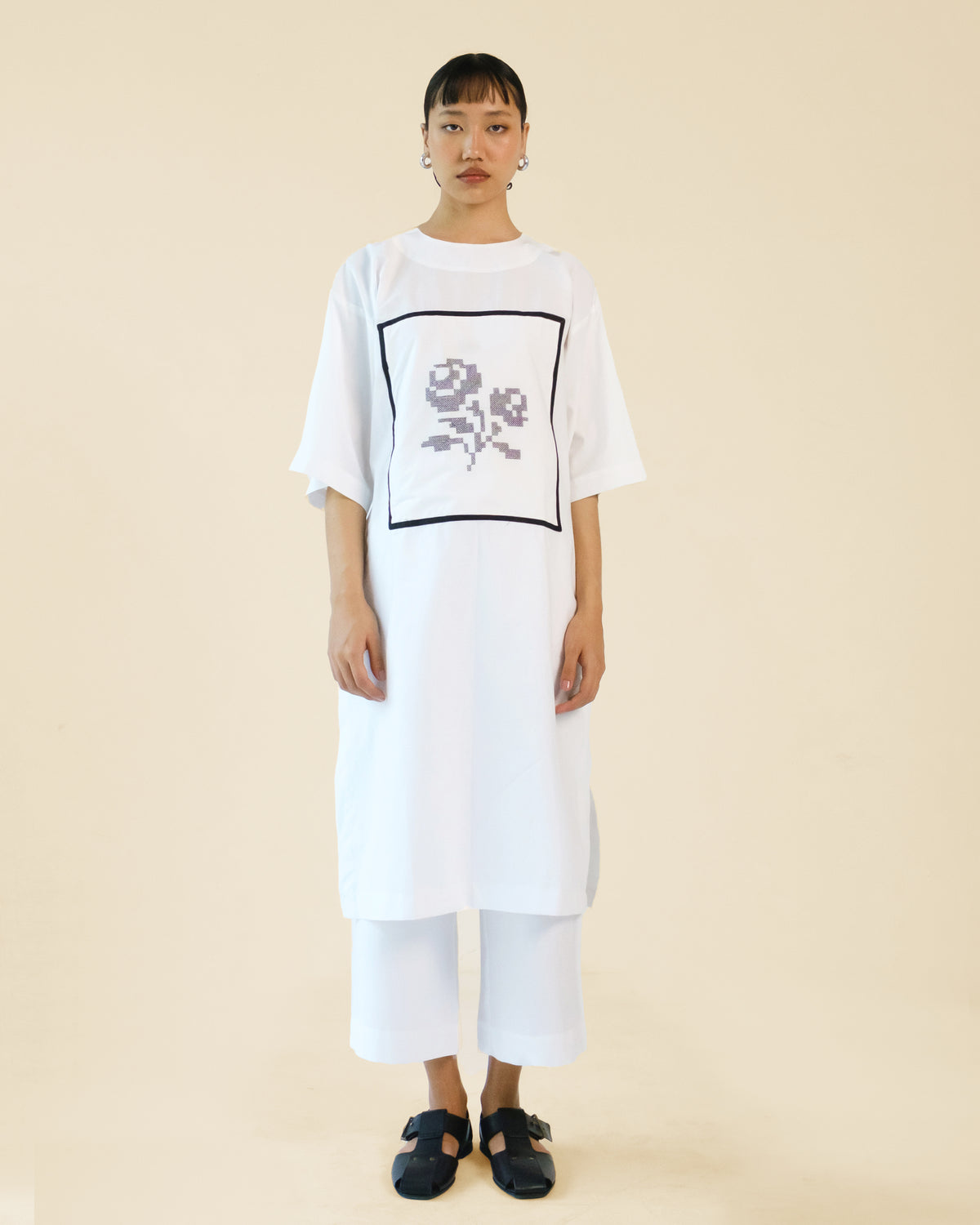 Fetiye Cross Stitch Embroidery Coord Set