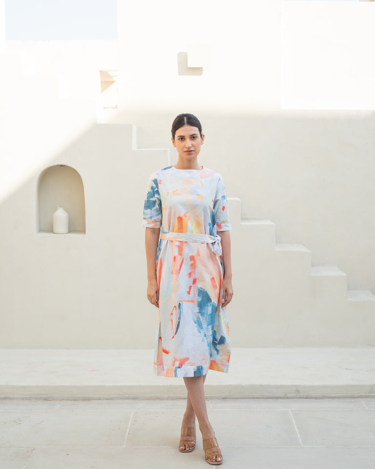 Load image into Gallery viewer, Saville Belt Dress