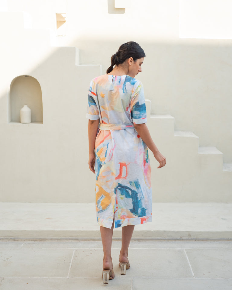Load image into Gallery viewer, Saville Belt Dress
