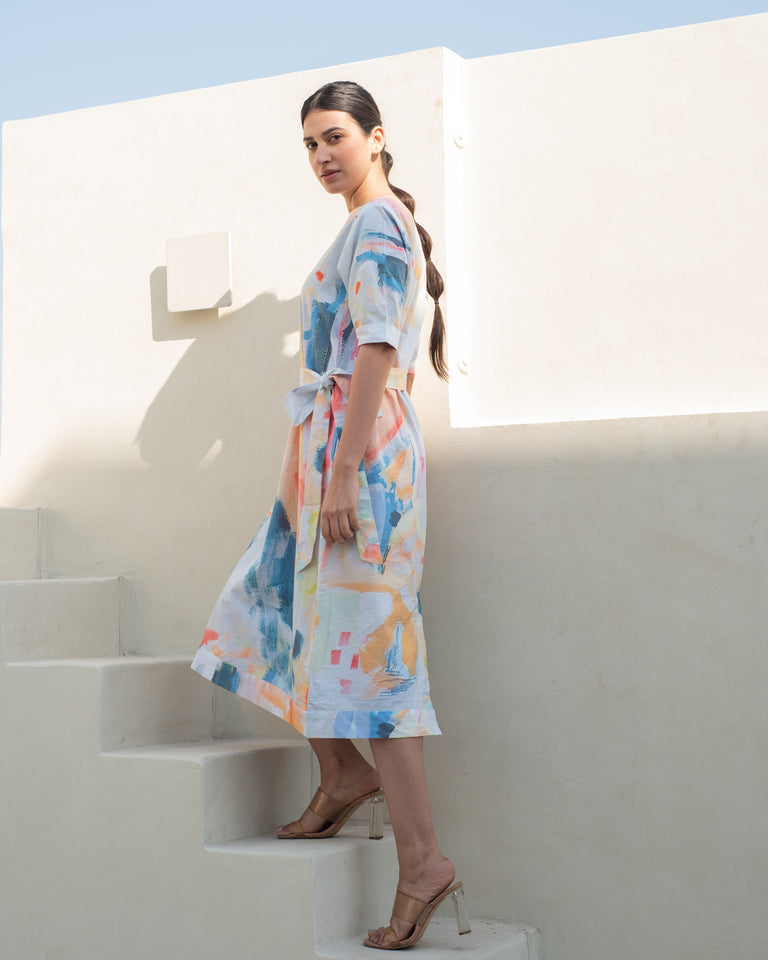 Load image into Gallery viewer, Saville Belt Dress