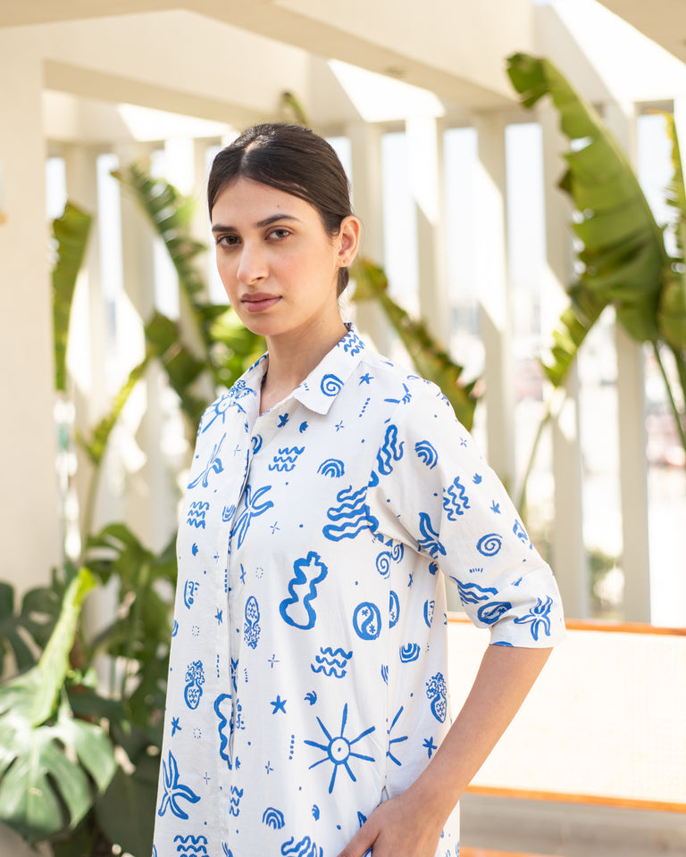 Load image into Gallery viewer, Fresco Shirt Dress