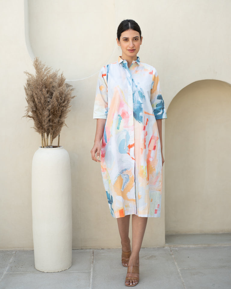 Load image into Gallery viewer, Alba Shirt Dress