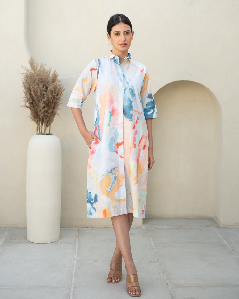Load image into Gallery viewer, Alba Shirt Dress