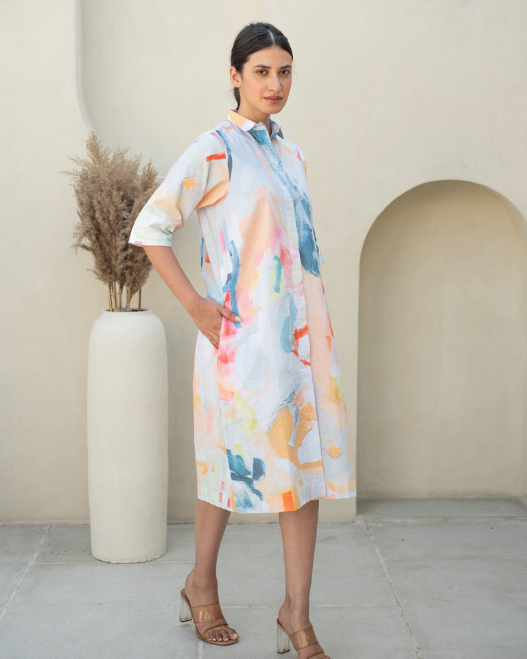 Load image into Gallery viewer, Alba Shirt Dress
