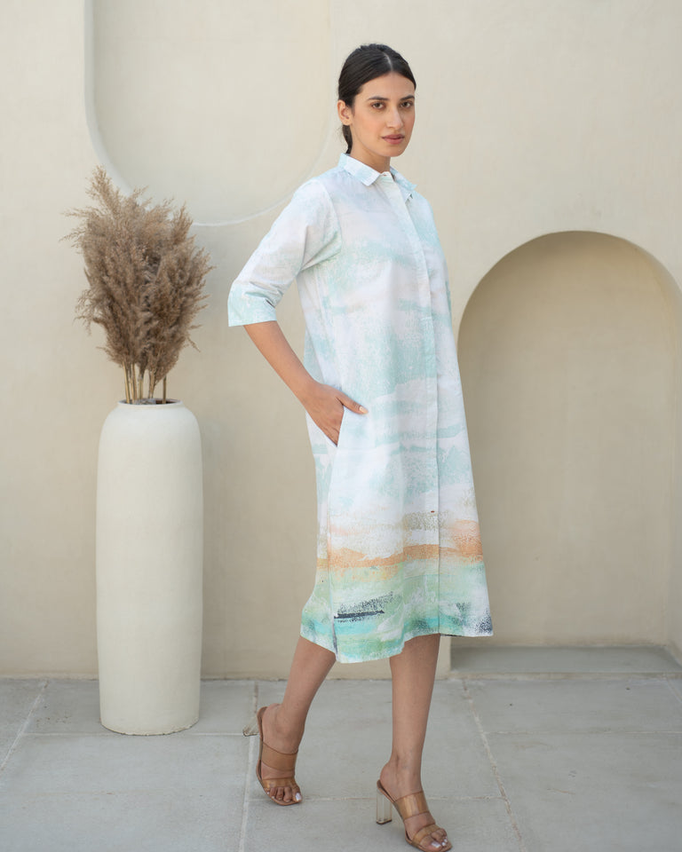 Load image into Gallery viewer, Pablo Shirt Dress