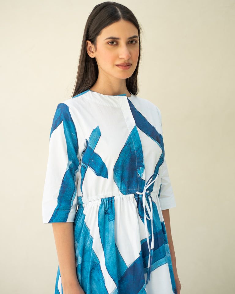 Load image into Gallery viewer, Verona Drawstring Dress