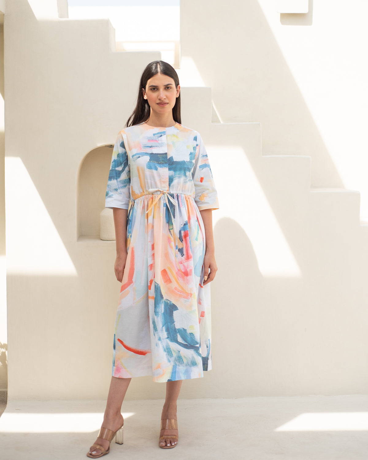 Zenia Drawstring Dress