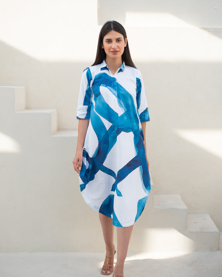 Load image into Gallery viewer, Amelie Shirt Tunic Dress