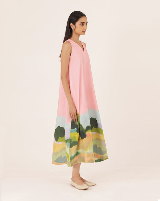 Opel V neck Dress