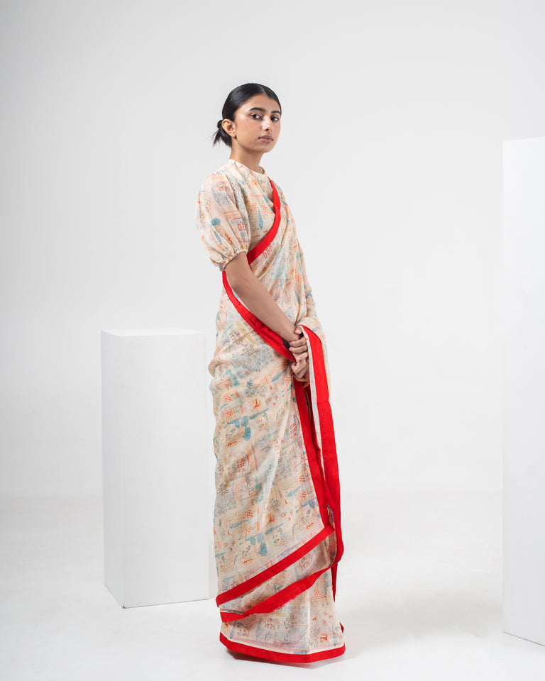 Load image into Gallery viewer, Imperial Chanderi Silk Saree
