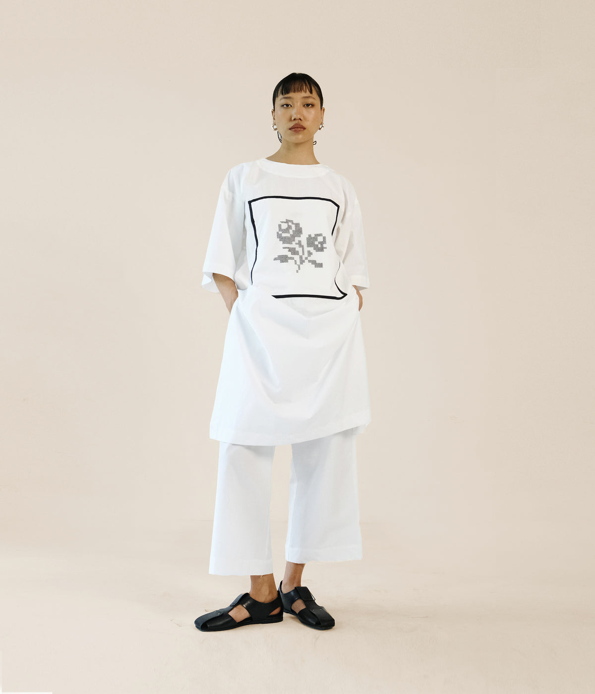 Fetiye Cross Stitch Embroidery Coord Set