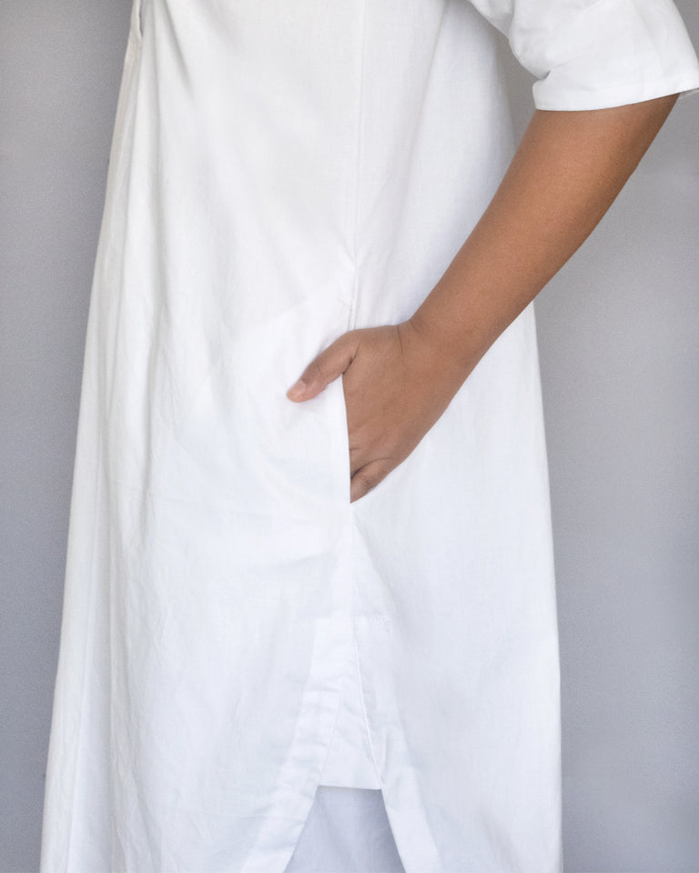 Load image into Gallery viewer, White Shirt Tunic