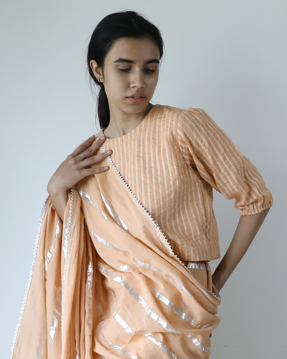 Melon Stripe Blouse