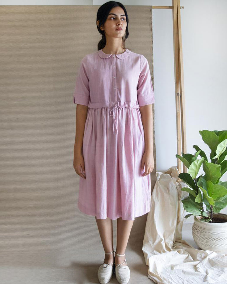 Load image into Gallery viewer, Pink Peter Pan Dress