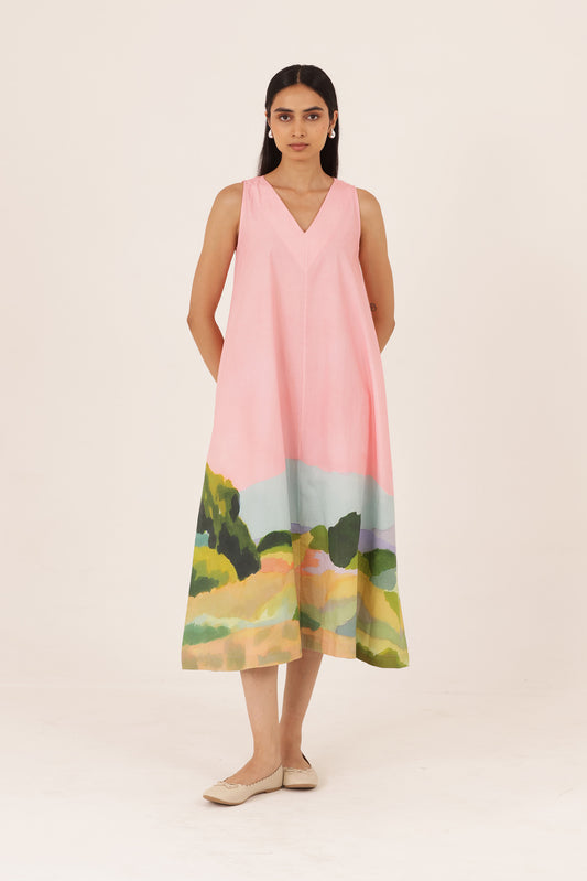 Opel V neck Dress