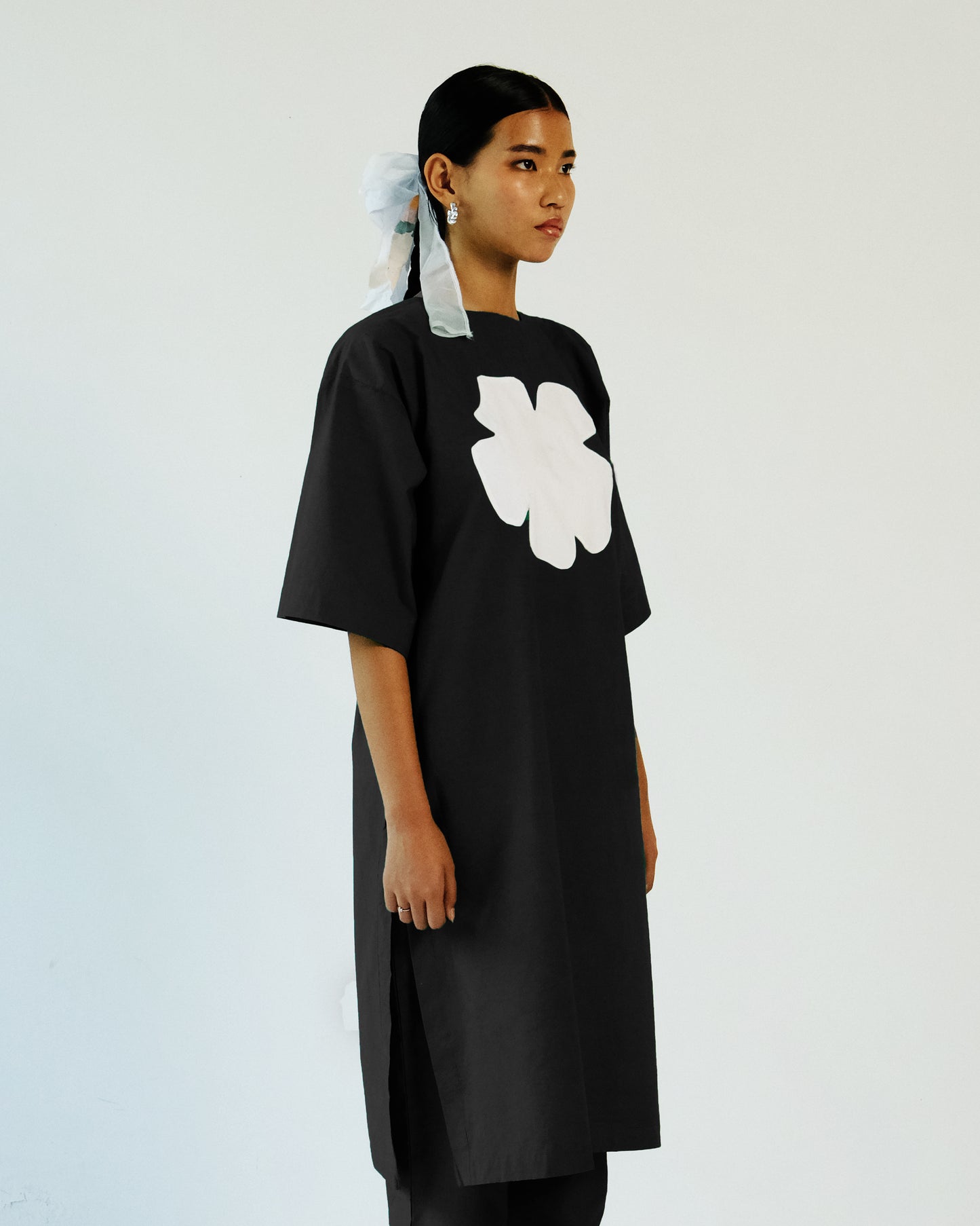 Calla Applique Black Coord set