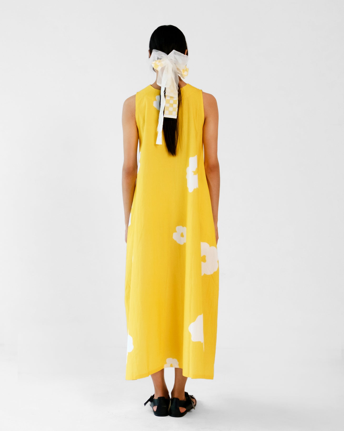 Arabella Yellow Sleeveless Dress