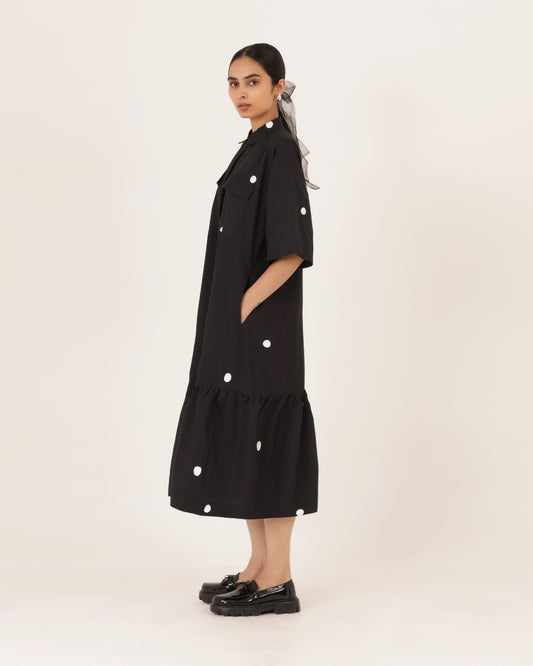 Alaya Polka Dress