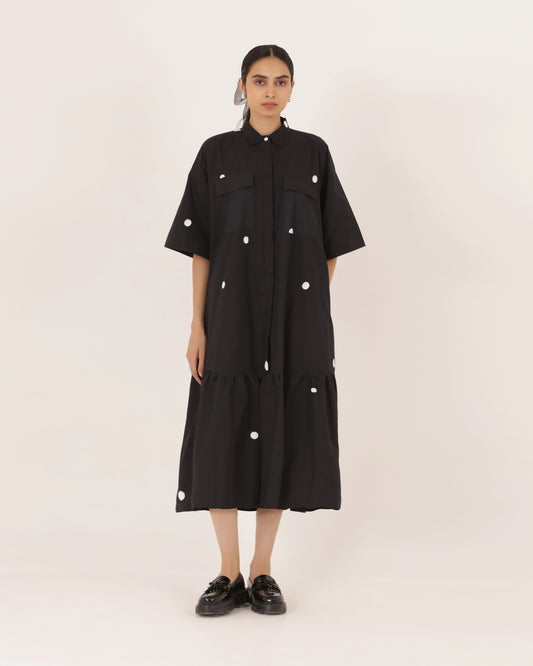 Alaya Polka Dress