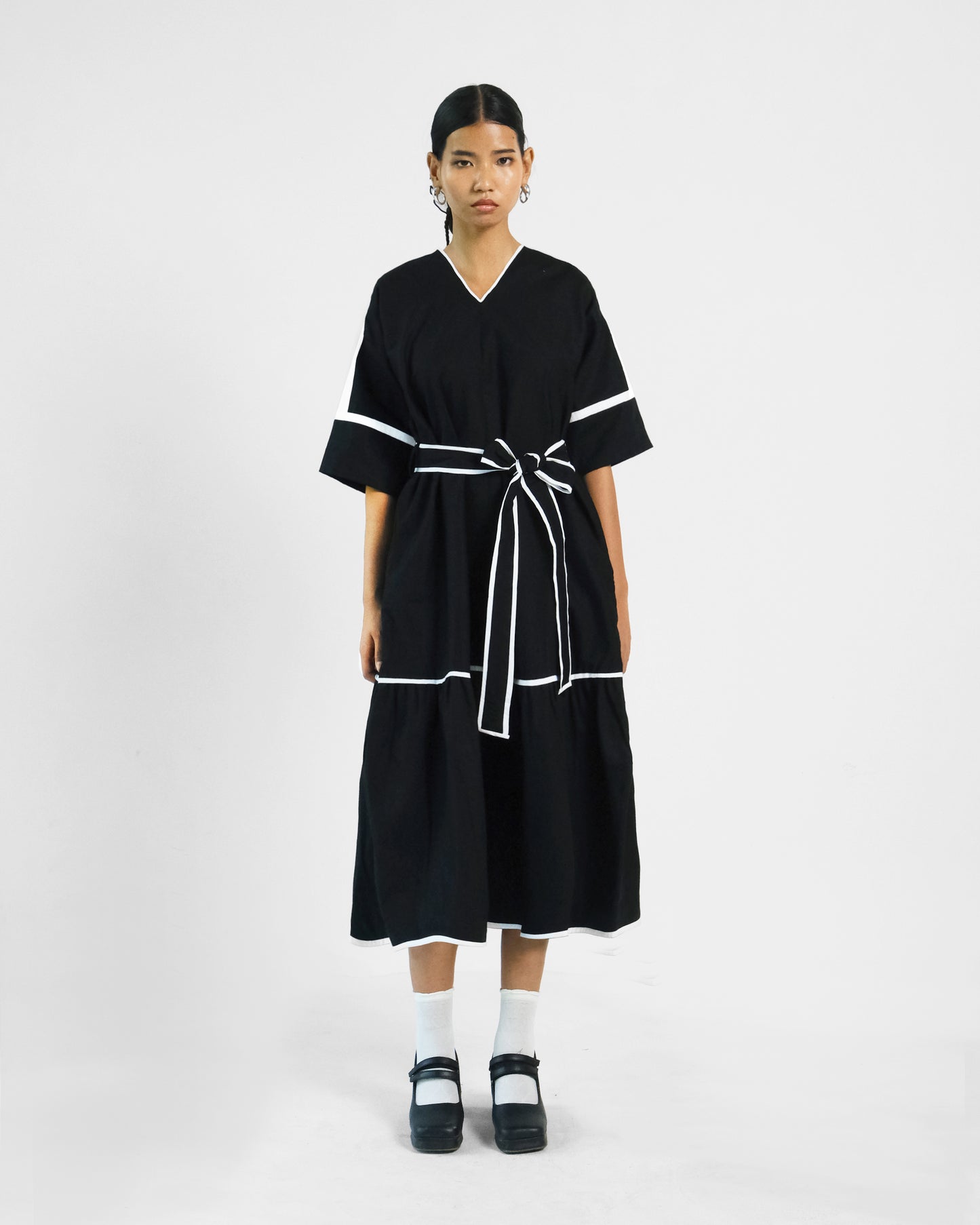 Avery Belt Applique Dress