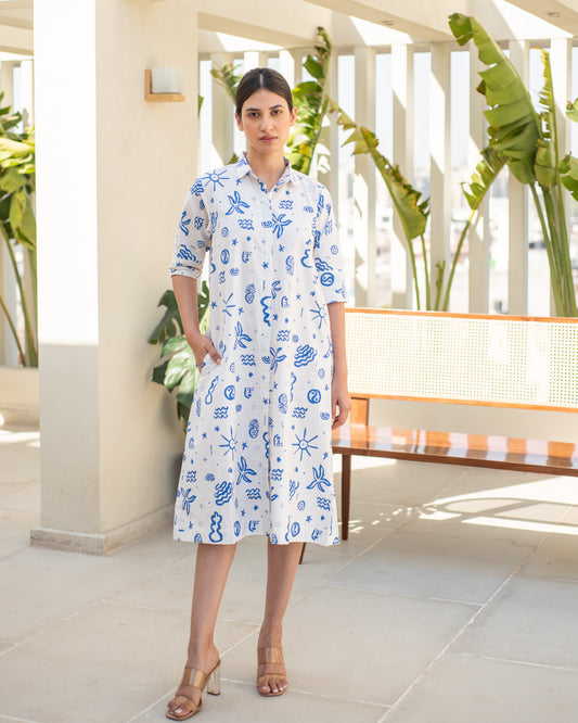Fresco Shirt Dress
