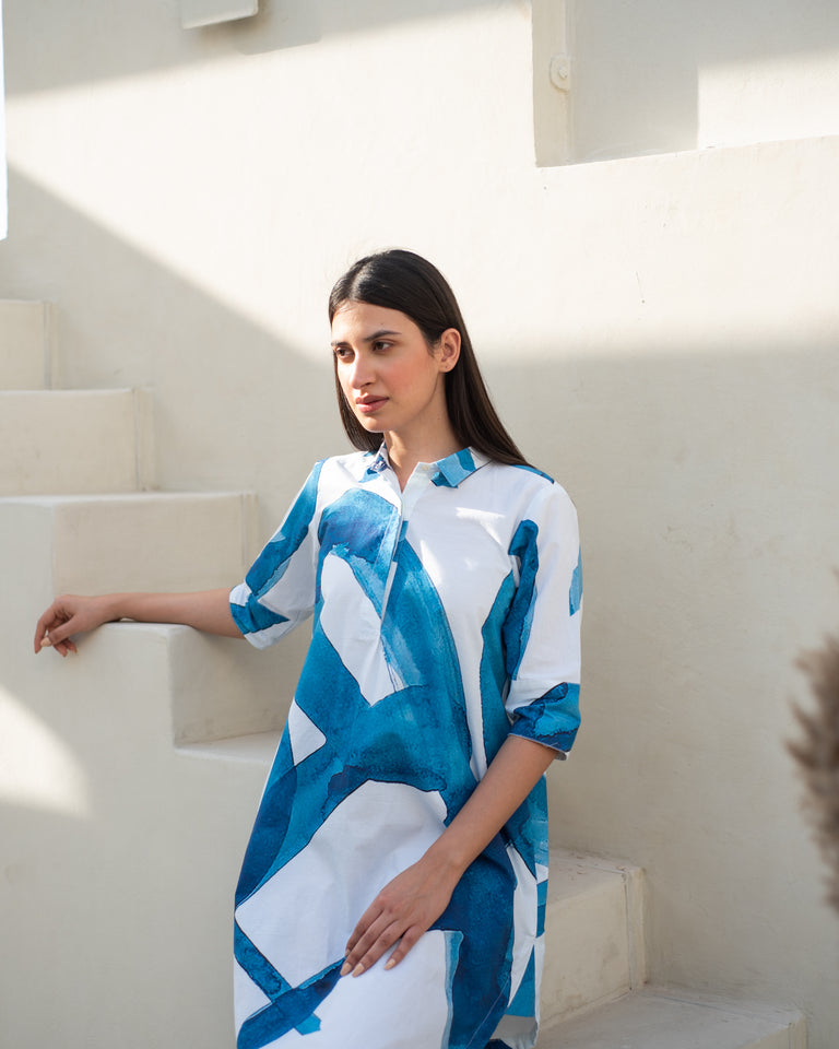 Load image into Gallery viewer, Amelie Shirt Tunic Dress