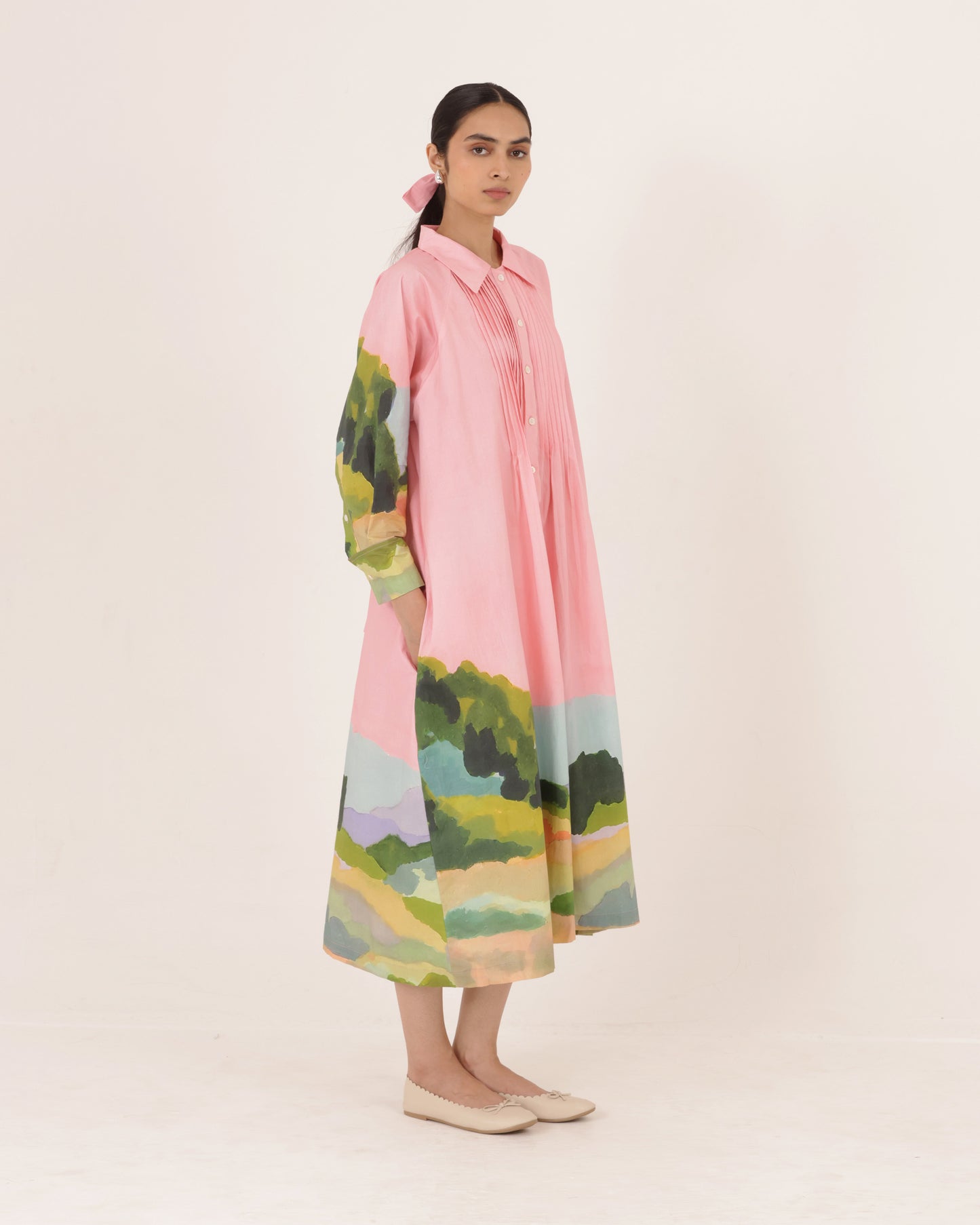 Prairie Pintuck Dress