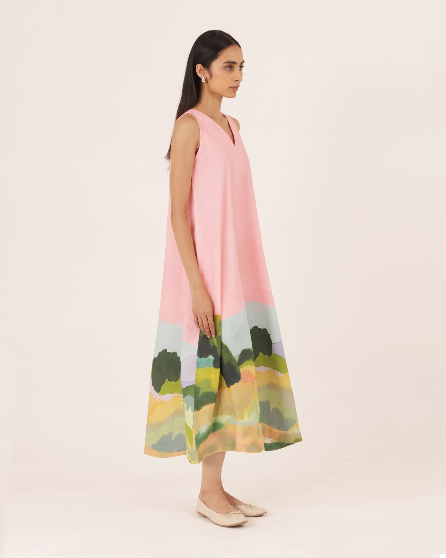 Opel V neck Dress