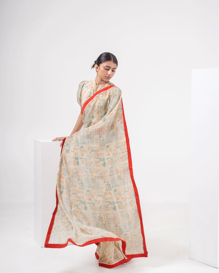 Load image into Gallery viewer, Imperial Chanderi Silk Saree