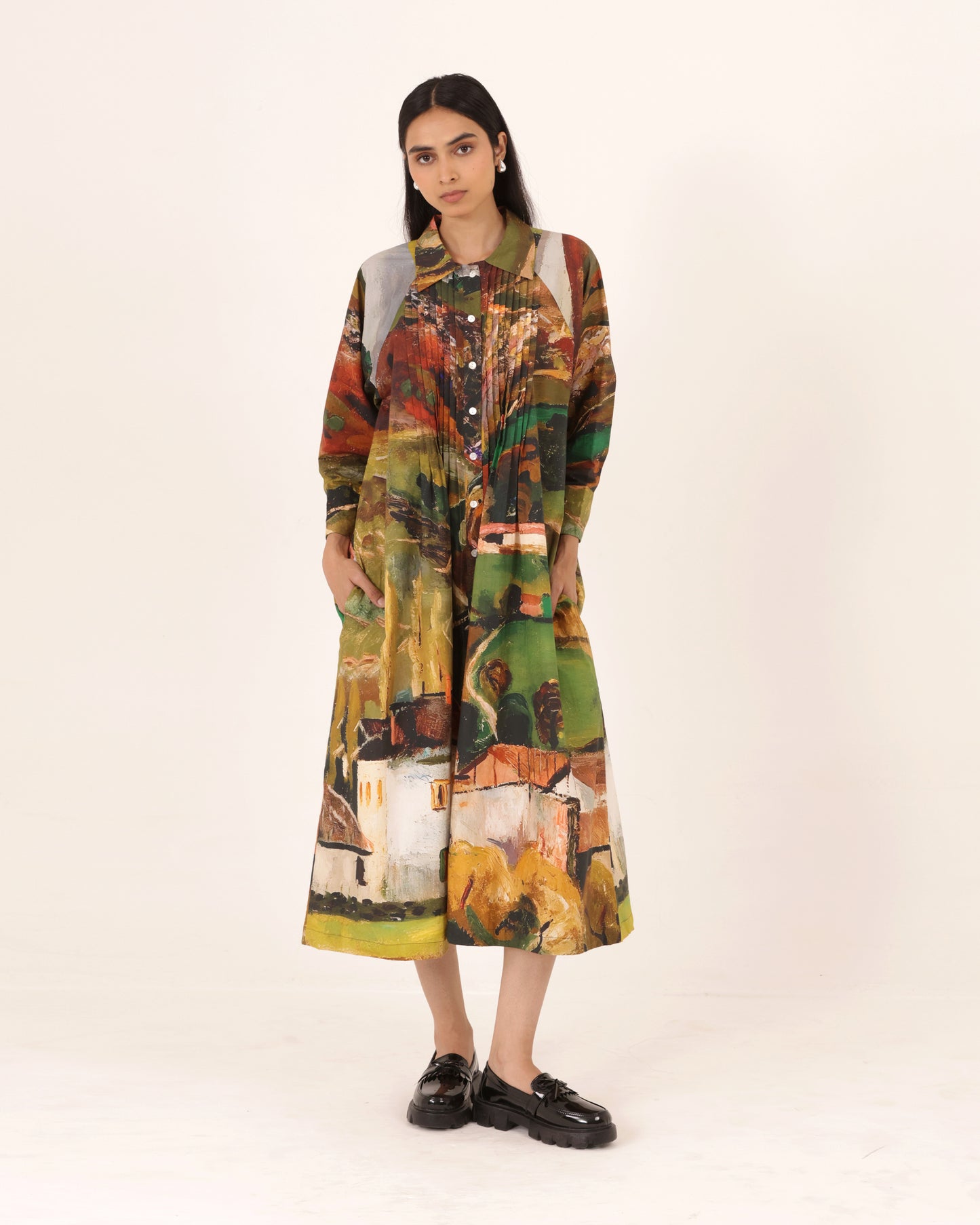 Tuscany Pintuck Dress