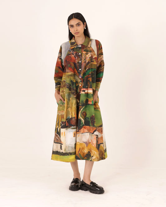 Tuscany Pintuck Dress