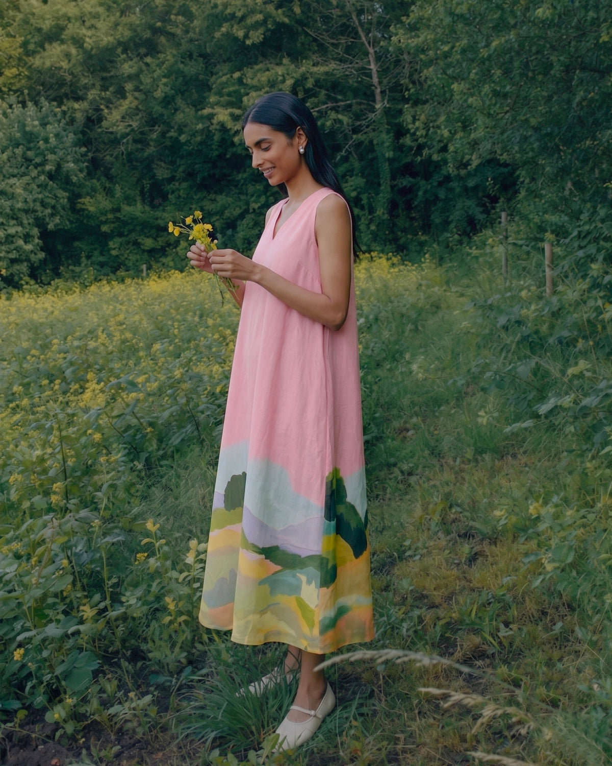 Opel V neck Dress