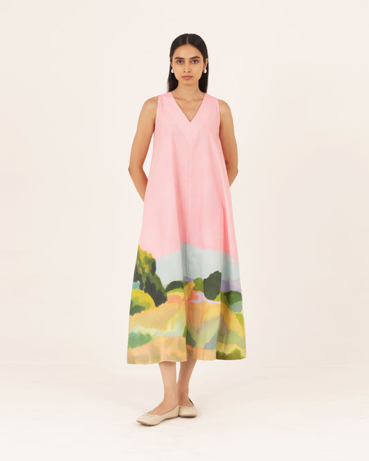 Opel V neck Dress
