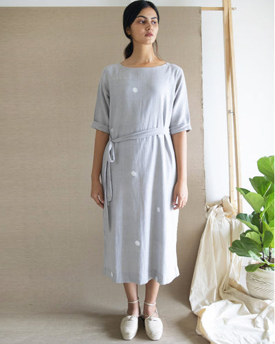 Cocoon Dress in Grey