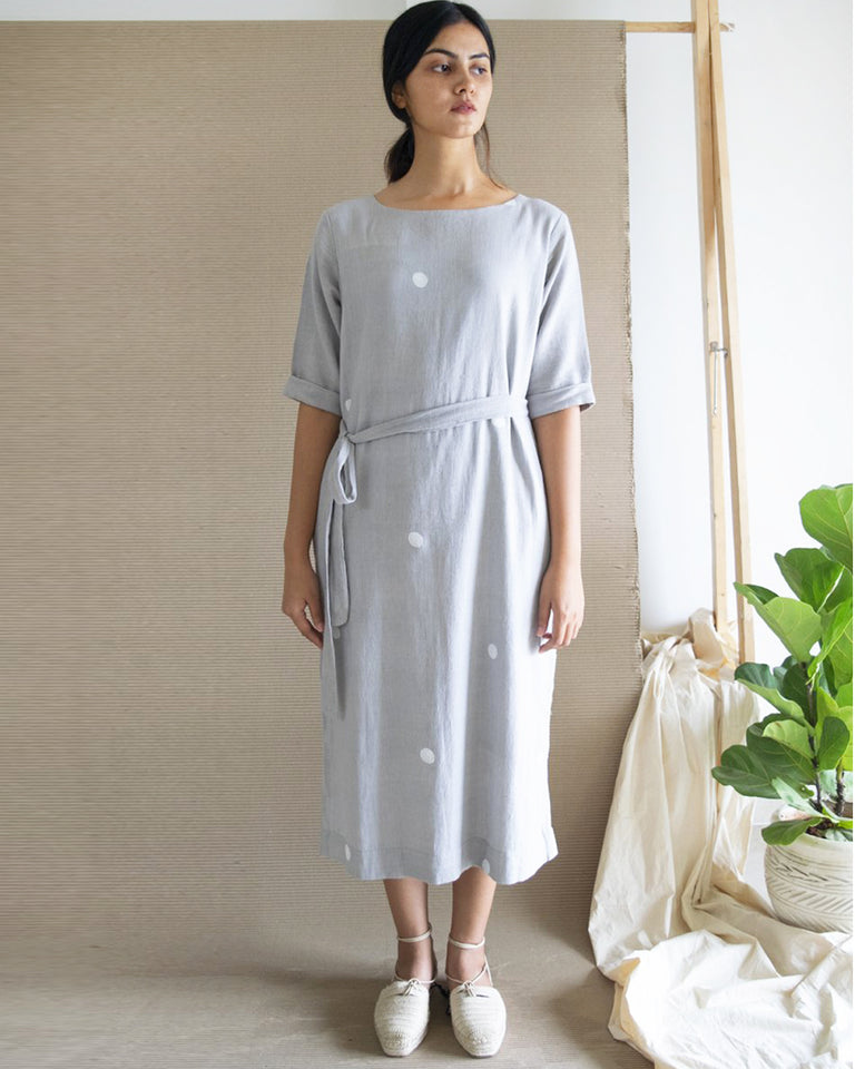Load image into Gallery viewer, Cocoon Dress in Grey